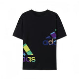 Noxwear - Summer New Casual Men's and Women's Printed Short-sleeved Cotton T-shirt Loose and Versatile Fashion Half-sleeved Casual Wear