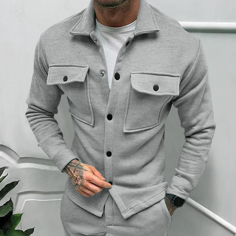 Noxwear -  Cross Border Amazon Winter New Men's Fleece Jacket Fashion