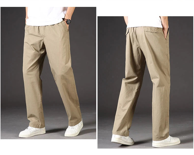 Noxwear - Men's Cargo Pants Summer Spring Cotton Work Wear New In Large Size 6XL Casual Climbing Joggers Sweatpants Hombre Autumn Trousers