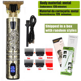 Noxwear - Vintage T9 Hair Clipper Beard Shaving Body Hair Trimmer Clippers Electric Men Haircut Machine 0mm Barber Shaver