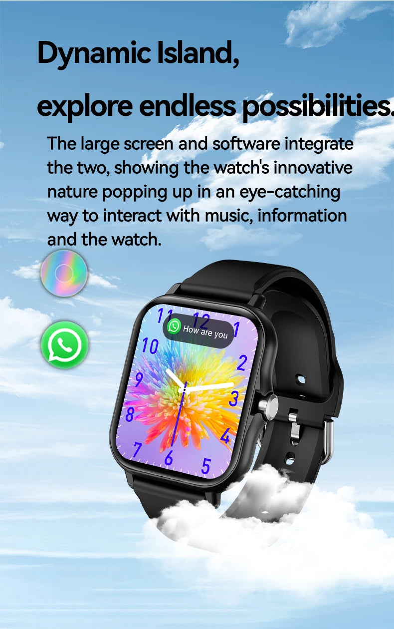 Noxwear - LAXASFIT 2026 New Y13 Pro Max Smart Watch Gift Full Touch Screen Sports Fitness Watch Bluetooth Talk Digital Smartwatch