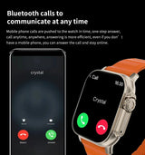 Noxwear - LAXASFIT Smart Watch Bluetooth Talk Smartwatch Message Alert Heart Rate Monitor Sports Watch for Android IOS Men Women