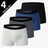 Noxwear - 4/10piece Men's European And American Size Printed Fashionable Underwear Comfortable Plus Size Boxer Shorts Casual Sports Shorts