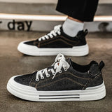 Noxwear - 2026 Trend Men's Casual Canvas Shoes Flats Shoe Hot Korean Style Men Board Shoes Lightweight  Breathable Walking Footwear Hombre