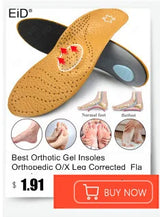 Noxwear - Premium Orthotic Gel Insoles Orthopedic Flat Foot Health Sole Pad For Shoes Insert Arch Support Pad For Plantar fasciitis Unisex
