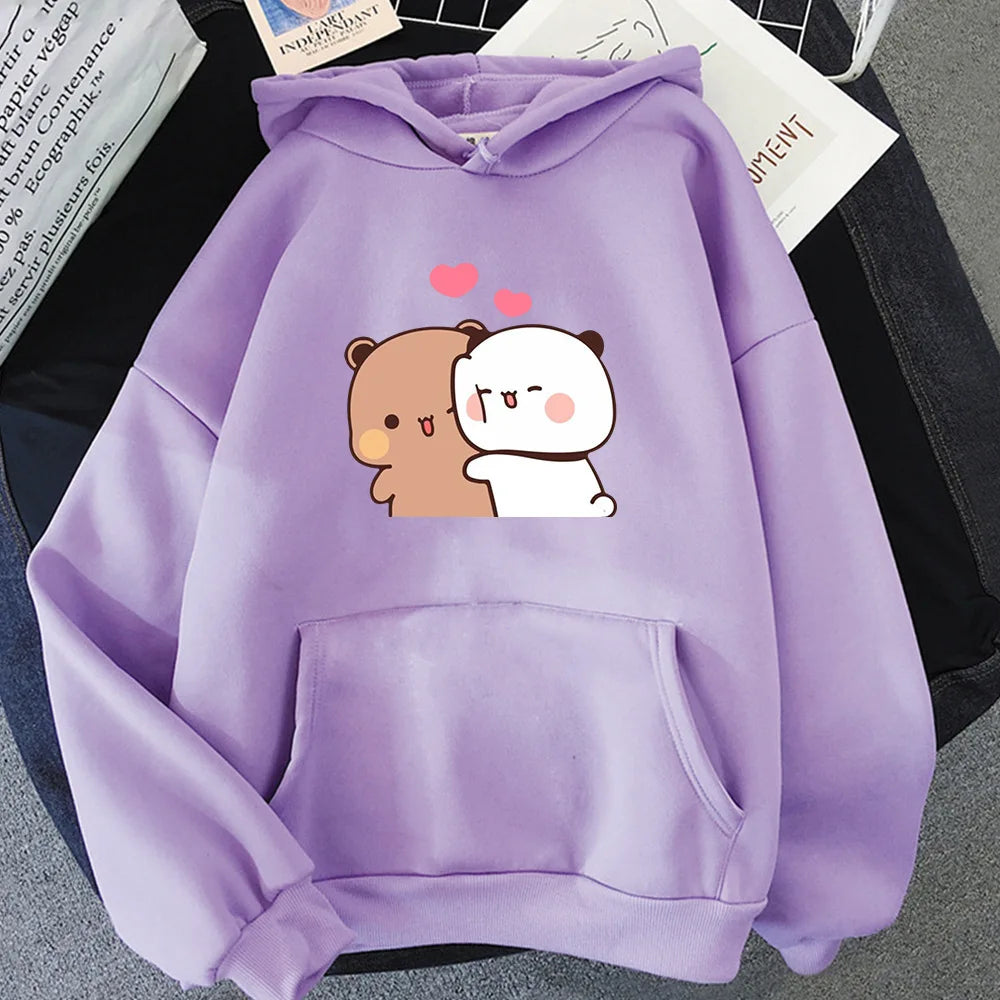 Noxwear - 2025 Spring and Autumn New Fabric and Dudu Anime Cute Hoodie Spring and Autumn Couple Casual Long Sleeve Hoodie