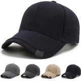 Noxwear-Dry Quickly Sun Cap Woman Outdoors Casual Sport Hat Men Big Size Baseball Cap 60-65cm Adjustable Sun Visor Cap Peaked Cap