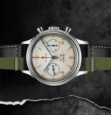 Noxwear - Men's watches 1963 pilot automatic watch 42mm waterproof retro quartz chronograph vintage dress watch