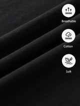 Noxwear - Summer and autumn simple and trendy machine-printed T-shirt loose and casual short-sleeved men's and women's sportswear top