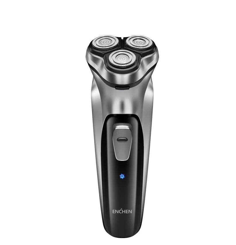 Noxwear - ENCHEN Blackstone Electrical Rotary Shaver for Men 3D Floating Blade Washable Type-C USB Rechargeable Shaving Beard Machine