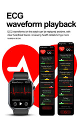 Noxwear - 2025 New Accurate ECG Smart Watch Heart Health Analysis Blood analysis Blood Lipid Blood Pressure BT call Smart Watches For Men