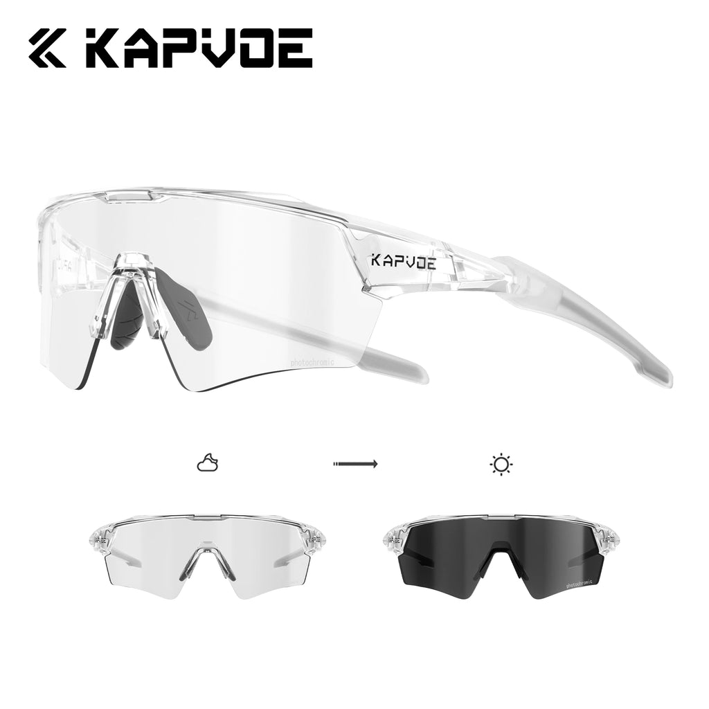 Noxwear - Kapvoe New Photochromic Cycling Sunglasses