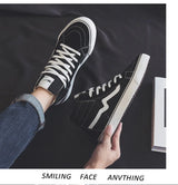 Noxwear - Spring New Shoes for Men Women Canvas Casual Shoes High Tops Flat Skateboard Vulcanized Shoes Lovers Cool Lace-up Sneaker