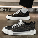 Noxwear - 2026 Trend Men's Casual Canvas Shoes Flats Shoe Hot Korean Style Men Board Shoes Lightweight  Breathable Walking Footwear Hombre