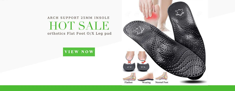 Noxwear - Premium Orthotic Gel Insoles Orthopedic Flat Foot Health Sole Pad For Shoes Insert Arch Support Pad For Plantar fasciitis Unisex