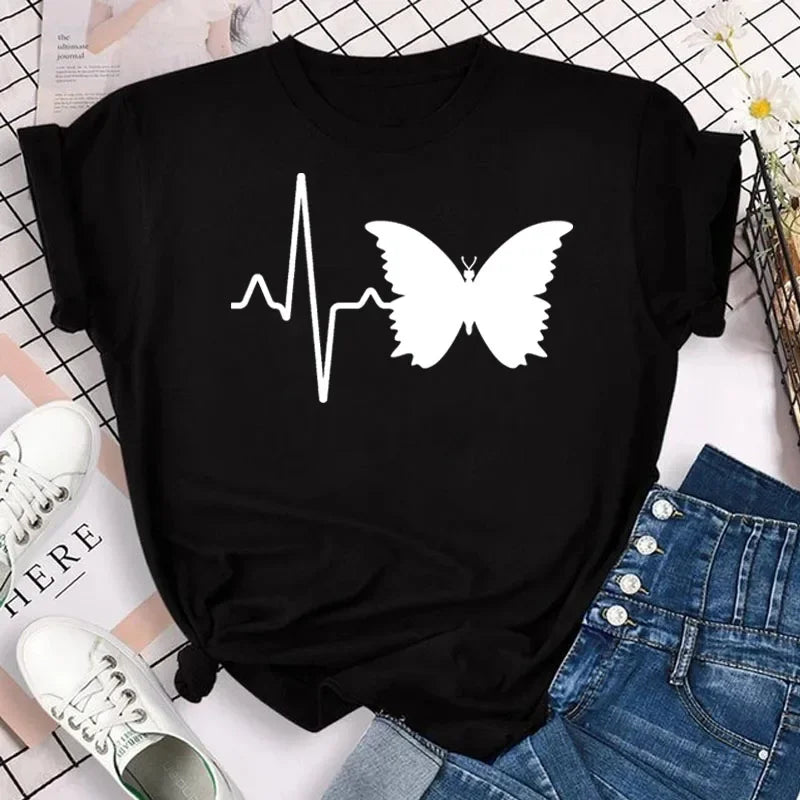 Noxwear - Butterfly Petal Graphic Tee