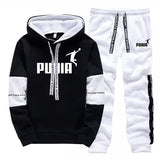 Noxwear - Hot Sales Mens Tracksuit Print Casual Sweatshirts Sportswear Single Piece Hoodie Pants Outdoors Gym Sports Jogging Mens Clothing