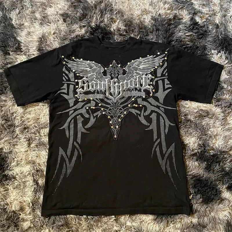 Noxwear - Y2K Gothic Oversized Tee