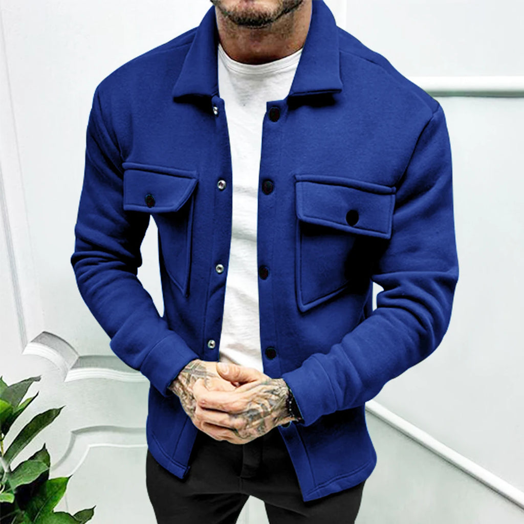 Noxwear -  Cross Border Amazon Winter New Men's Fleece Jacket Fashion