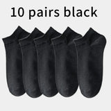 Noxwear - 10/5/3pairs Breathable Con Sports Stockings Men Bamboo Fiber Autumn and Winter Men Socks Sweat Absorption Deodorant.