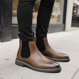 Noxwear - 2026 Men Chelsea Boots Ankle Boots For Men Retro Comfortable Brand Retro Fashion