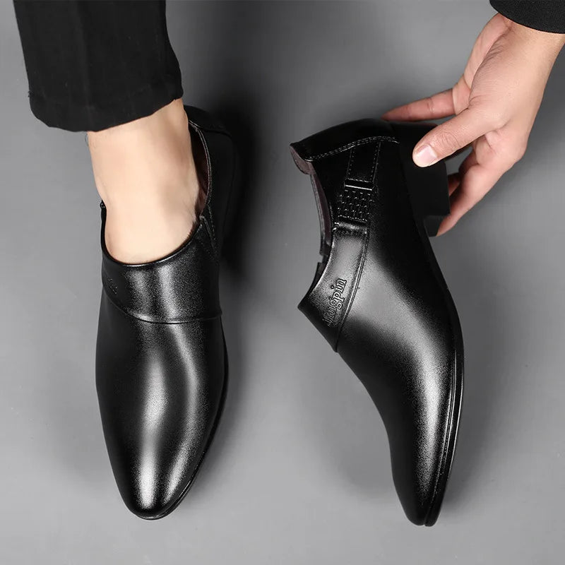 Noxwear - Oxfords Leather Shoes for Men Luxury Big Size 38-50 Men Dress Shoes