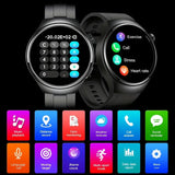 Noxwear - SENBONO Men's Smart Watch Heart Rate Blood Oxygen Monitor Bluetooth Call Multiple Sport Modes Voice Assistant Smartwatch for Men