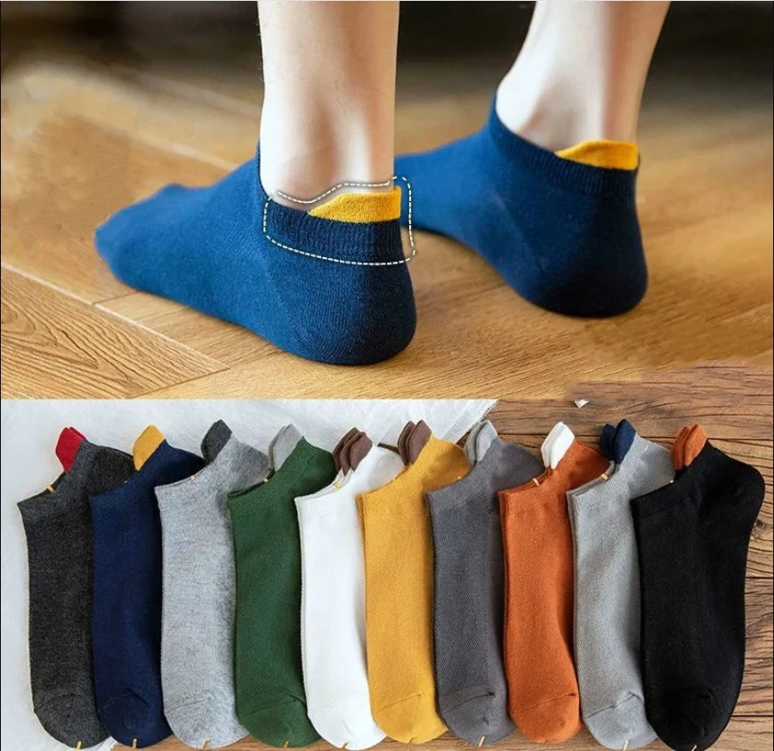 Noxwear - 10/5/3pairs Breathable Con Sports Stockings Men Bamboo Fiber Autumn and Winter Men Socks Sweat Absorption Deodorant.