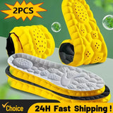 Noxwear - 4D Cloud Technology PU Sole Sports Insoles For Shoes Soft Breathable Shock Absorption Cushion Running Orthopedic Care Insoles