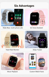 Noxwear - KESHUYOU New Bluetooth Call Smart Watch Information Push Men Women Health Monitoring Watch Pedometer Smart Watch For Android IOS