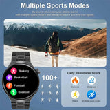 Noxwear - SENBONO Men's Smart Watch Heart Rate Blood Oxygen Monitor Bluetooth Call Multiple Sport Modes Voice Assistant Smartwatch for Men