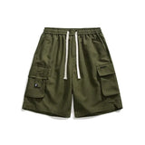 Noxwear - Summer Men's Cargo Shorts Casual Baggy Multi-Pockets Streetwear Shorts Male Fashion Loose Overalls Shorts Male Plus Size