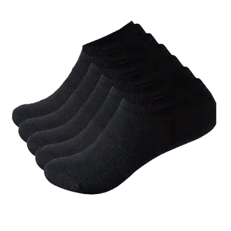 Noxwear - 10/5/3pairs Breathable Con Sports Stockings Men Bamboo Fiber Autumn and Winter Men Socks Sweat Absorption Deodorant.