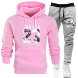 Noxwear-The sweatshirt hoodie is a men's set for Spring 2025 and a women's set for women's sportswear featuring a hoodie and sweatpants
