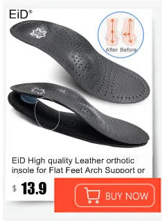 Noxwear - Premium Orthotic Gel Insoles Orthopedic Flat Foot Health Sole Pad For Shoes Insert Arch Support Pad For Plantar fasciitis Unisex