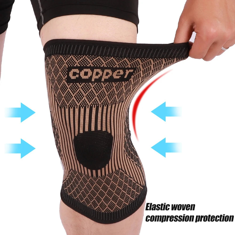 Noxwear - Copper Knee Brace for Arthritis Pain & Support-Copper Knee Sleeve for knee pain Compression sleeve for Sports,Knee Pain Relief