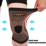 Noxwear - Copper Knee Brace for Arthritis Pain & Support-Copper Knee Sleeve for knee pain Compression sleeve for Sports,Knee Pain Relief