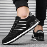 Noxwear - Artificial Leather Men Causal Shoes Male Spring Men Casual Light Shoes Sneakers Lac-up Flats Breathable Outdoors Sapato