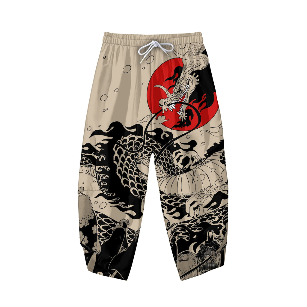 Noxwear-Summer Japanese Style Anime Dragon Print Cosplay Haori Yukata Top Adult Traditional Samurai Loose Kimono Cardigan for Men Women