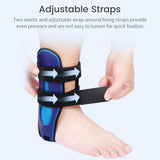 Noxwear - VELPEAU Ankle Splint Brace for Foot Support, Fracture and Sprain, Adjustable Stirrup Ankle Immobilizer, Two Models Can be Choose