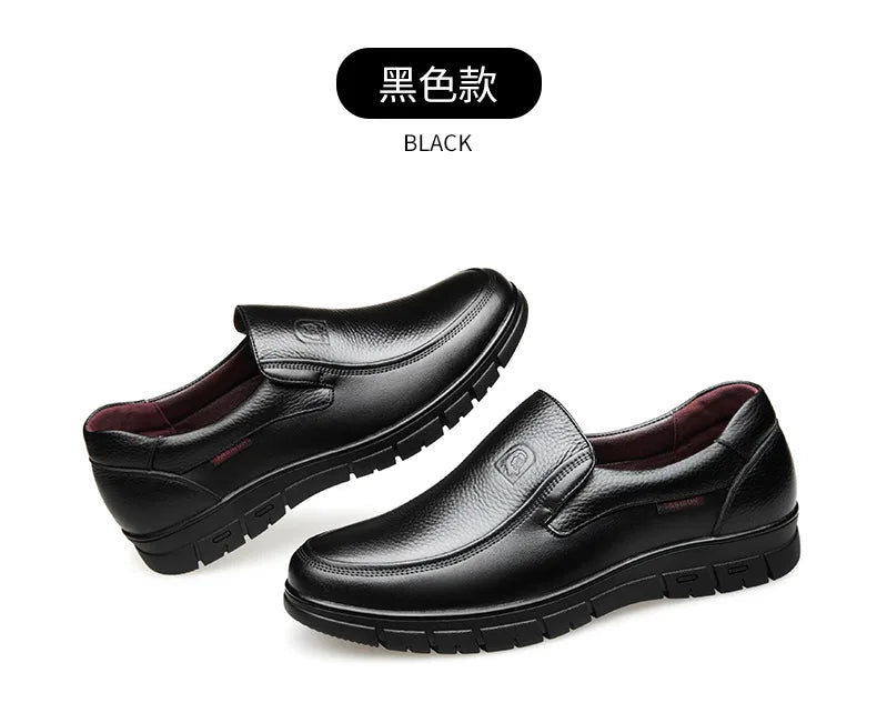 Noxwear - Summer New Men Leather Shoes soft soled