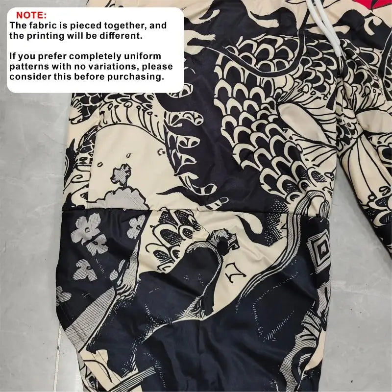 Noxwear-Summer Japanese Style Anime Dragon Print Cosplay Haori Yukata Top Adult Traditional Samurai Loose Kimono Cardigan for Men Women