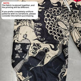Noxwear-Summer Japanese Style Anime Dragon Print Cosplay Haori Yukata Top Adult Traditional Samurai Loose Kimono Cardigan for Men Women