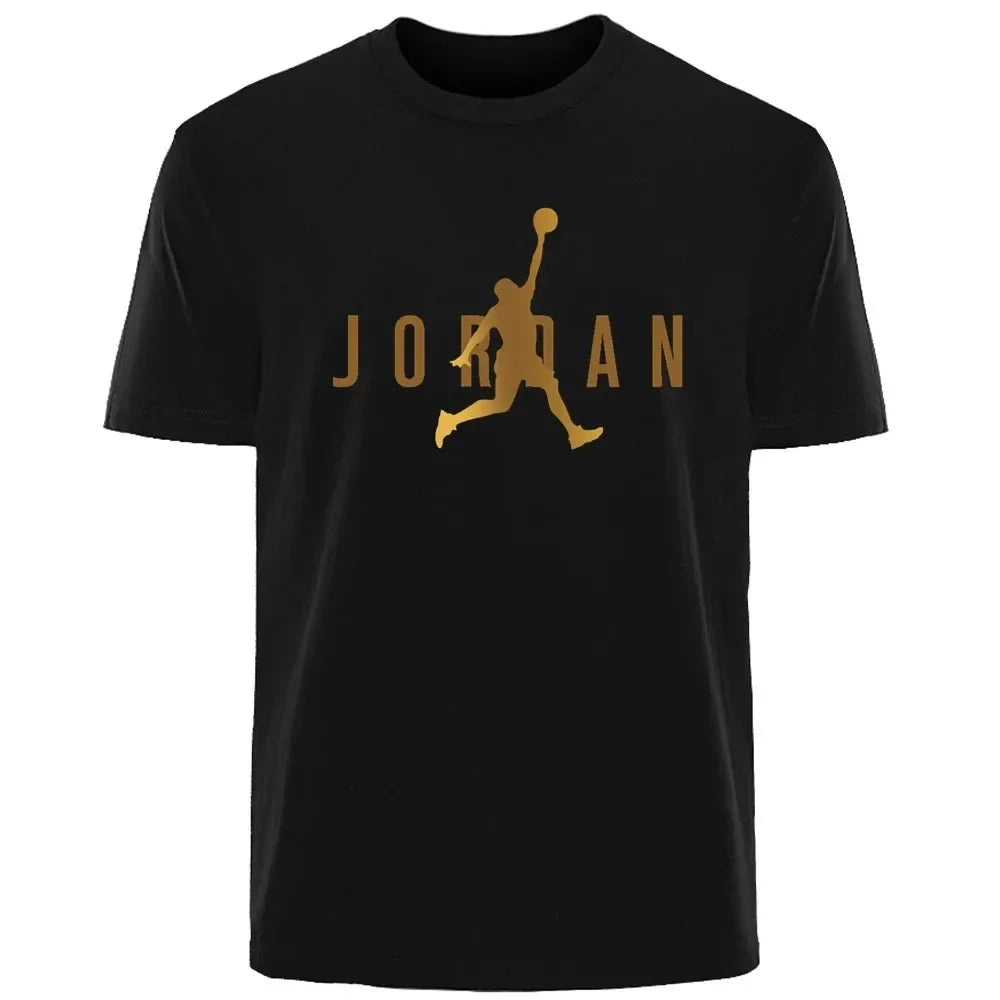 Noxwear -  Men's New High Quality Short Sleeve T-shirt Cotton Sweat Absorption Printed Sports T-shirt Men Casual Fashion Short Sleeve