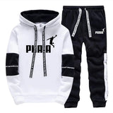 Noxwear - Hot Sales Mens Tracksuit Print Casual Sweatshirts Sportswear Single Piece Hoodie Pants Outdoors Gym Sports Jogging Mens Clothing