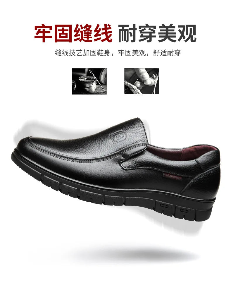 Noxwear - Summer New Men Leather Shoes soft soled
