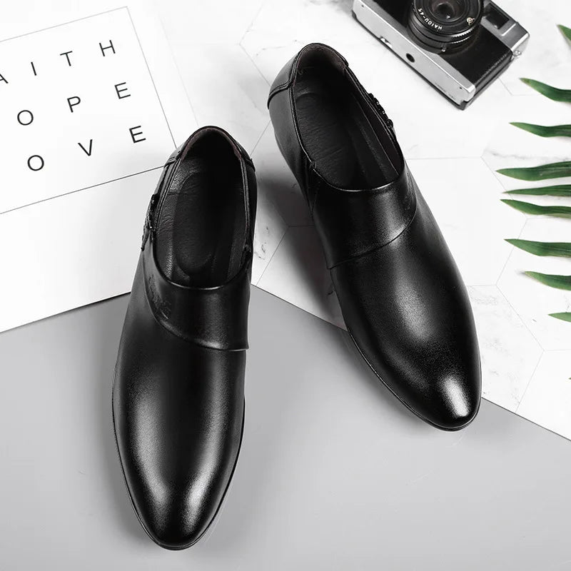 Noxwear - Oxfords Leather Shoes for Men Luxury Big Size 38-50 Men Dress Shoes