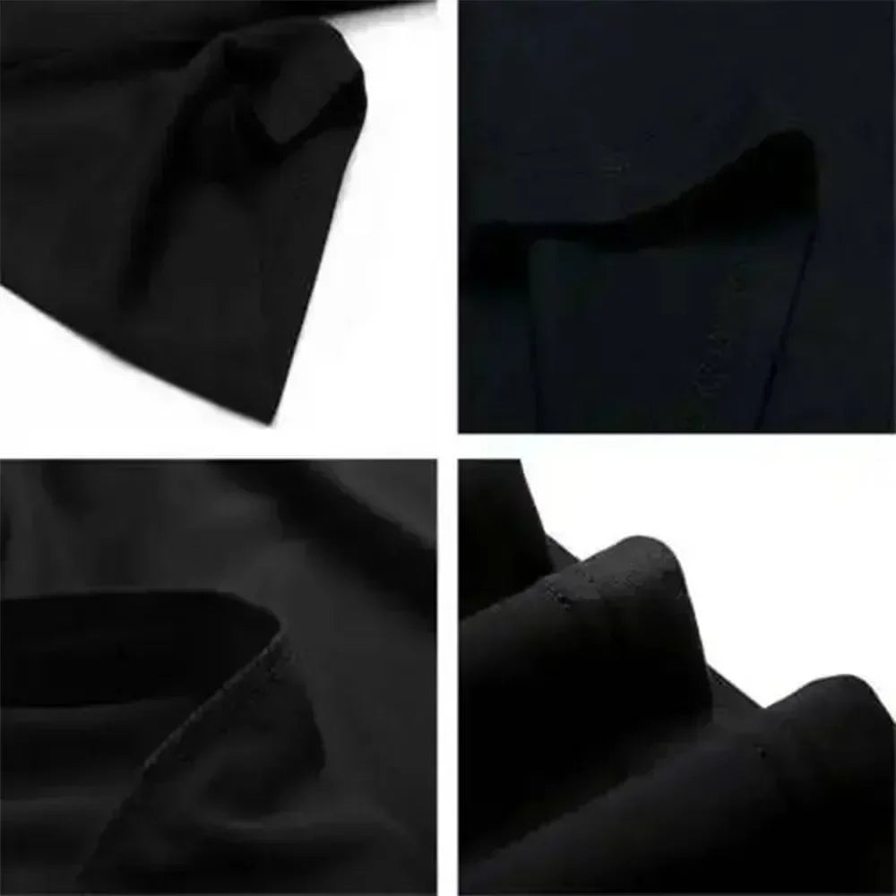 Noxwear - Men's and Women's Patterned Top Multi-purpose Loose T-shirt Pure Cotton 2025 Summer New Short Sleeved Sailor Collar Print