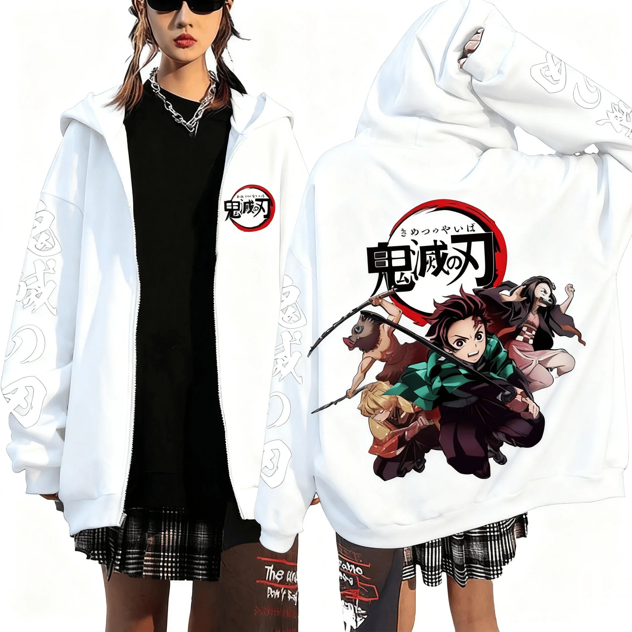 Noxwear - Devil Killer Anime Zipper Hoodie Men's and Women's Sportswear Street Wear Autumn and Winter Fashion