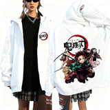 Noxwear - Devil Killer Anime Zipper Hoodie Men's and Women's Sportswear Street Wear Autumn and Winter Fashion